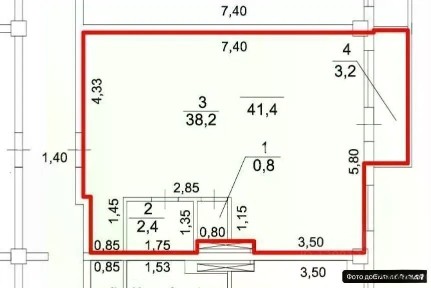 Продается 1-комн. квартира, 42 м²