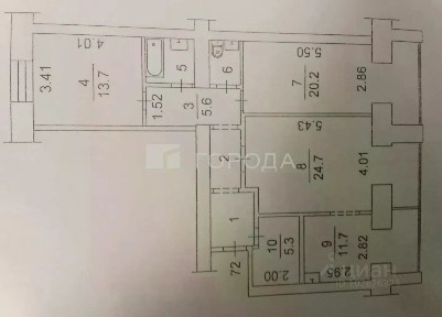 Продается 3-комн. квартира, 93,7 м²