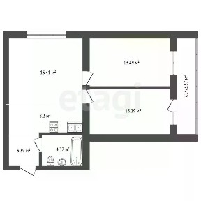 Продается 3-комн. квартира, 62,75 м²