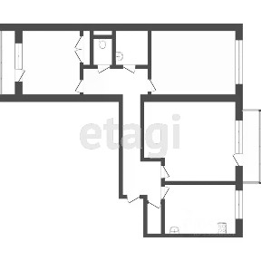 Продается 3-комн. квартира, 66,1 м²