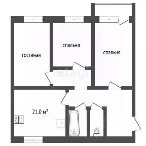 Продается 3-комн. квартира, 100,8 м²