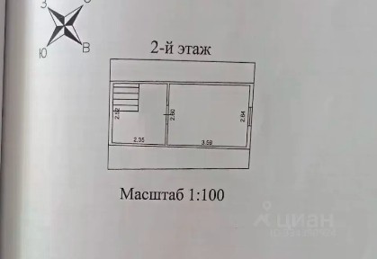 Продается 2-этажный дом, 49,4 м²