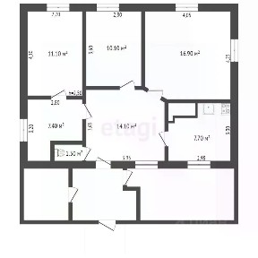Продается 1-этажный дом, 68,6 м²