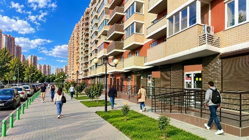 Краснодарский край, Краснодар, Карасунский, мкр. Гидростроителей, ул. Автолюбителей, 1/7к1