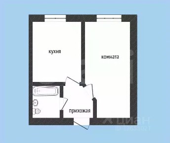 Продается 1-комн. квартира, 31 м²