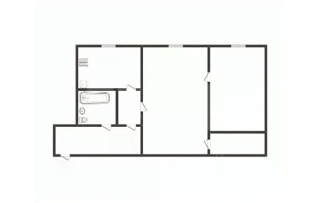 Продается 2-комн. квартира, 44,5 м²