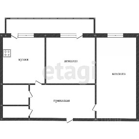 Продается 2-комн. квартира, 46,1 м²