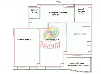 Продается 2-комн. квартира, 70,2 м²