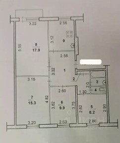 Продается 4-комн. квартира, 75 м²
