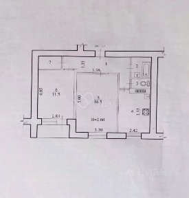 Продается 2-комн. квартира, 50,5 м²