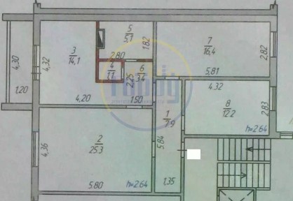 Продается 3-комн. квартира, 85,5 м²