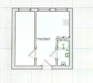 Продается 1-комн. квартира, 25,6 м²