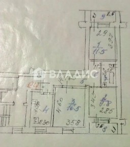 Продается 3-комн. квартира, 64,5 м²