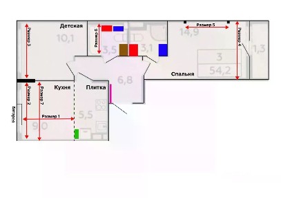 Сдается 2-комн. квартира, 53,3 м²