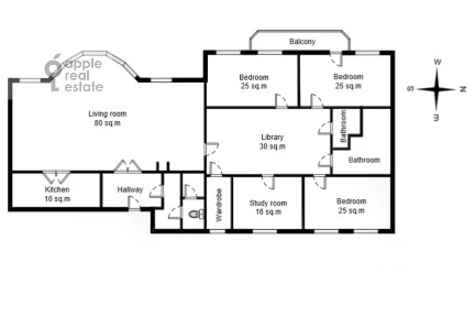 Сдается многокомнатная квартира, 280 м²