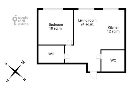 Сдается 2-комн. квартира, 64 м²