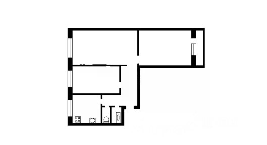 Сдается 3-комн. квартира, 67 м²