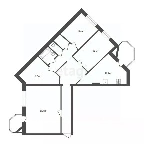 Продается 4-комн. квартира, 99,8 м²