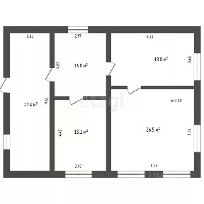 Продается 1-этажный дом, 130 м²
