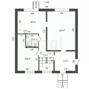 Продается 2-этажный дом, 155 м²