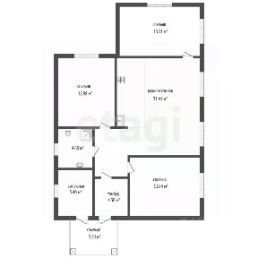 Продается 1-этажный дом, 85 м²