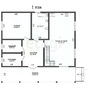 Продается 2-этажный дом, 187,9 м²