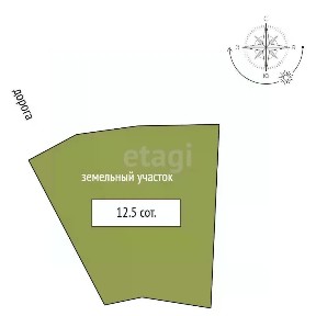 Продается участок, 12 сот.