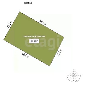 Продается участок, 10 сот.