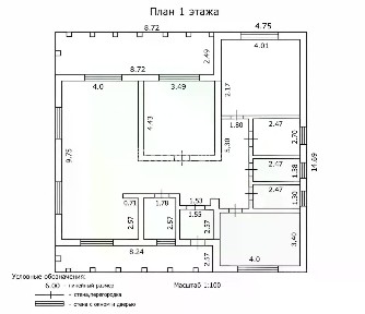 Продается 1-этажный коттедж, 170,8 м²