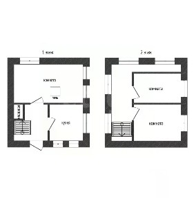 Продается 2-этажный дом, 56,6 м²