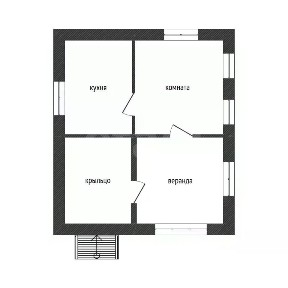 Продается 1-этажный дом, 28,6 м²
