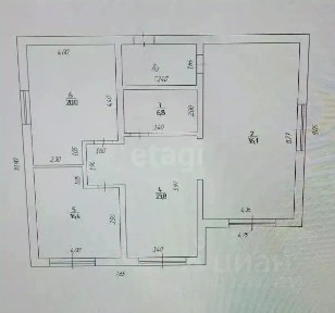 Продается 1-этажный дом, 109,4 м²