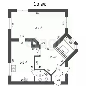 Продается 2-этажный дом, 126 м²