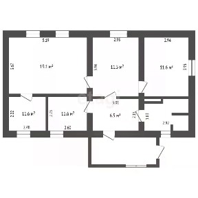 Продается 1-этажный дом, 83 м²