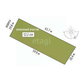 Продается участок, 10 сот.
