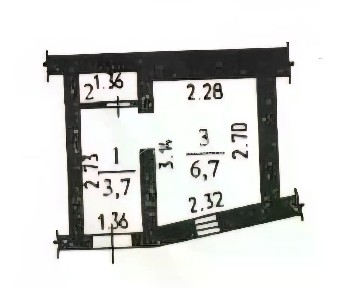 Продается помещение свободного назначения, 11,3 м²