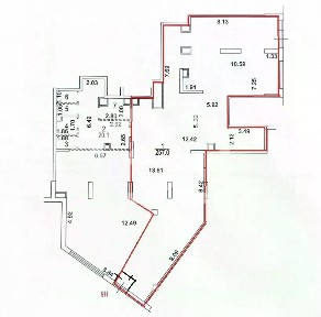 Сдается торговая площадь, 190,9 м²