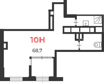Сдается помещение свободного назначения, 68,7 м²