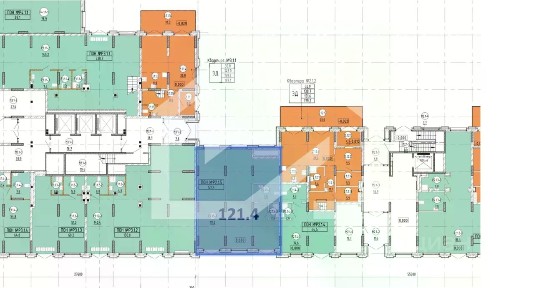 Сдается помещение свободного назначения, 121,4 м²