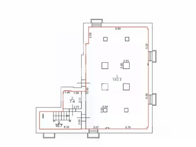 Сдается помещение свободного назначения, 170,1 м²