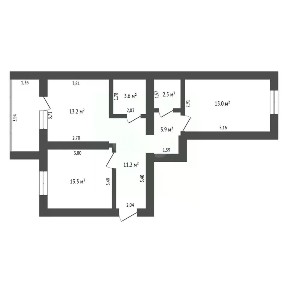 Продается 2-комн. квартира, 62,7 м²