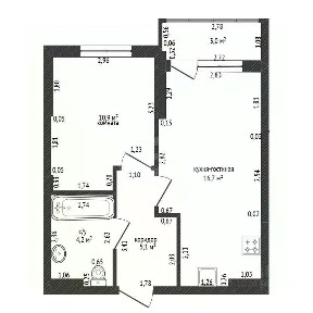 Продается 1-комн. квартира, 37 м²