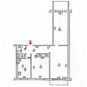 Продается 3-комн. квартира, 64 м²