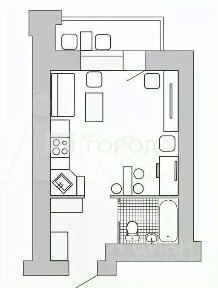 Продается студия, 26,5 м²