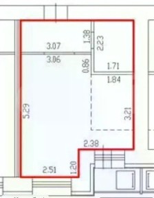 Продается студия, 29 м²