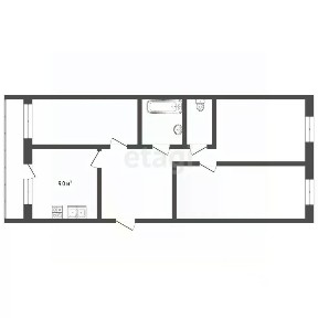 Продается 3-комн. квартира, 67,5 м²