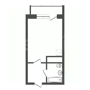 Продается 1-комн. квартира, 26,8 м²