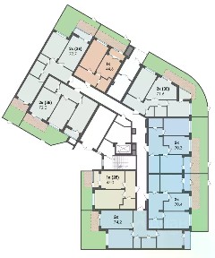 Продается 2-комн. квартира, 70,3 м²