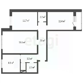 Продается 3-комн. квартира, 67,6 м²