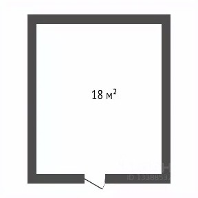 Продается 1-этажный дом, 18 м²
